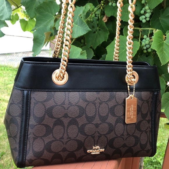 Coach Handbags - COACH BROOKE CHAIN CARRYALL